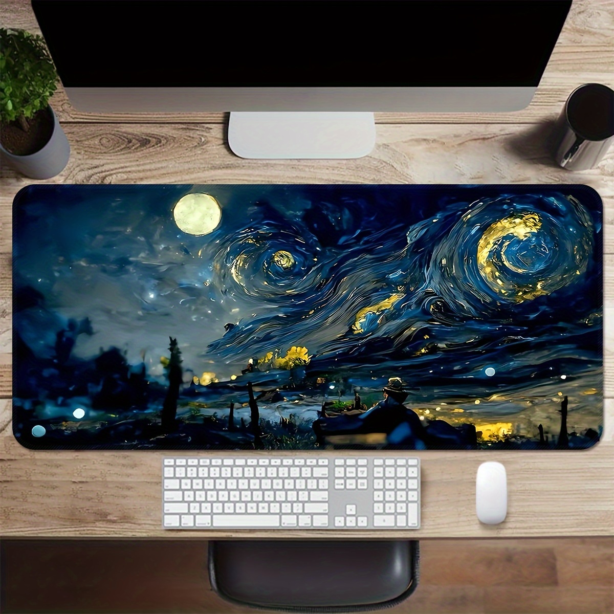 

Large Gaming Mouse Pad, Long And , Desk Mat , Washable, , For
