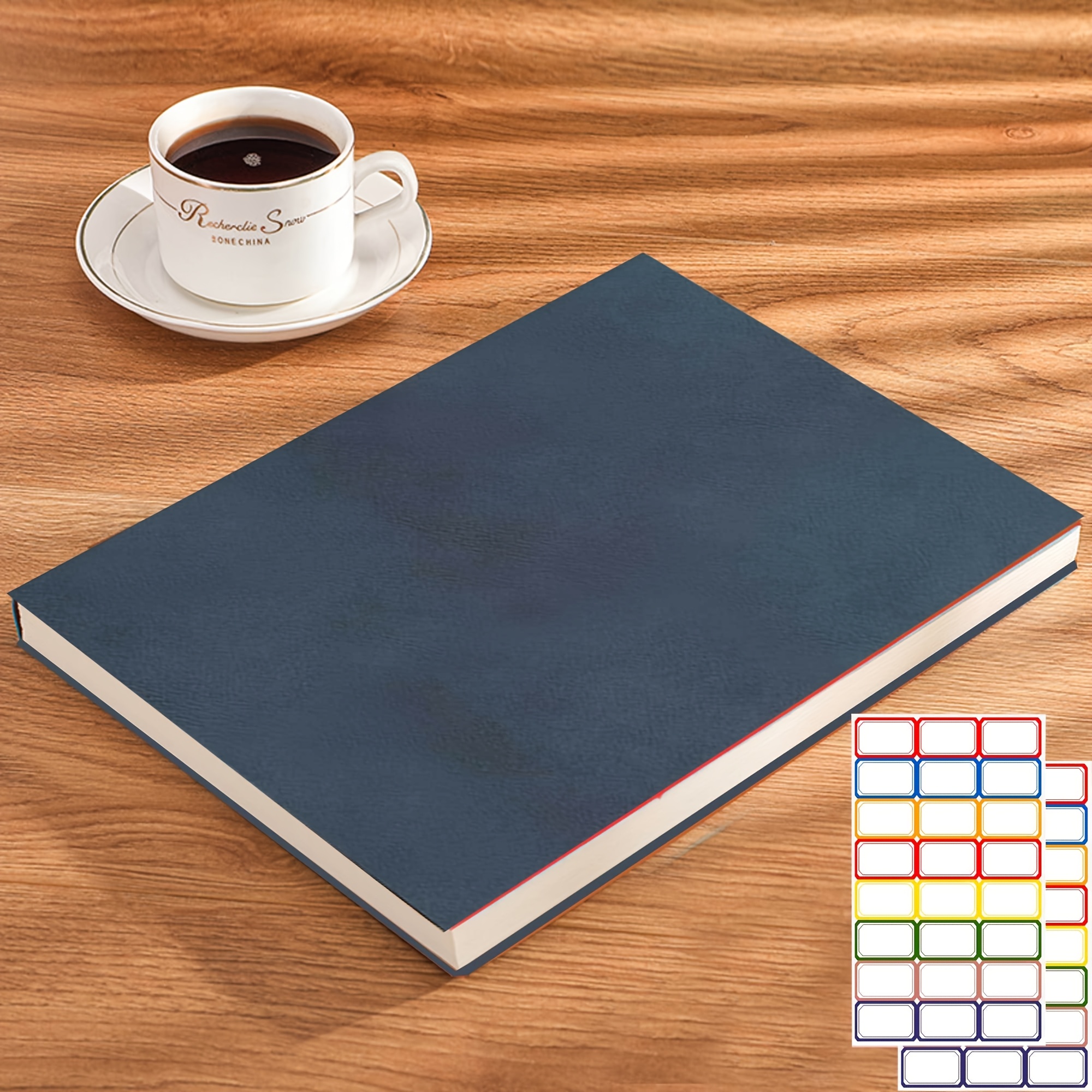 Image of A4 Oversized Notebook - 100 Sheets/200 Pages Of High-quality Acid-free Paper, Durable Soft Cover, , Suitable For Business, University, School, Office Reading And Writing > Diary, Notebook