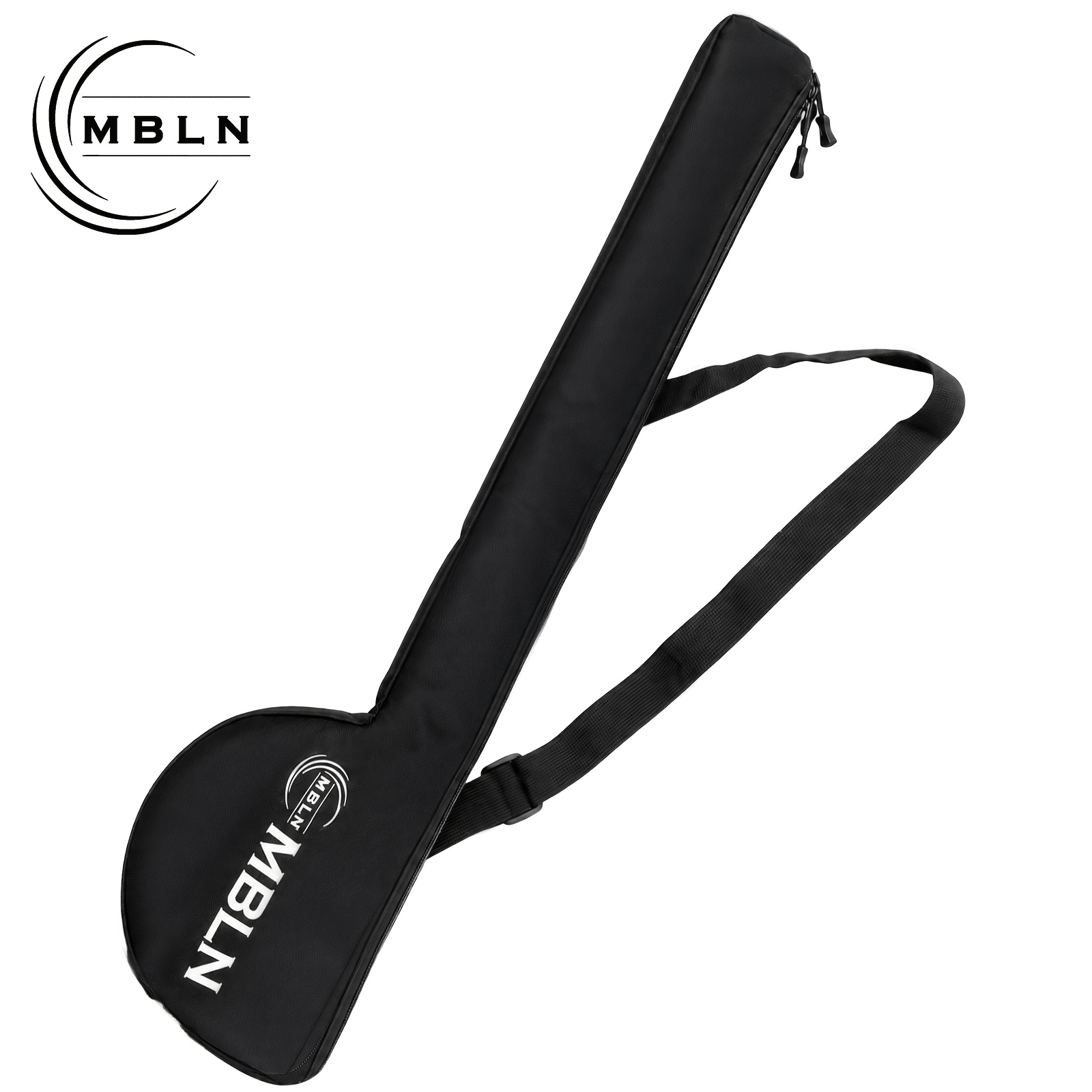 TEMU Mbln Fly Fishing Rod Bag Backpack - 31.5in No-disassembly Tackle Suitable For Trout, Pike, Carp Fishing Gear, Portable Zipper Closure Rod Holder
