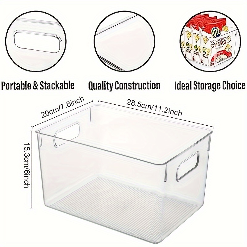 Plastic Sundries Storage Box with Handle Large Capacity Cosmetics