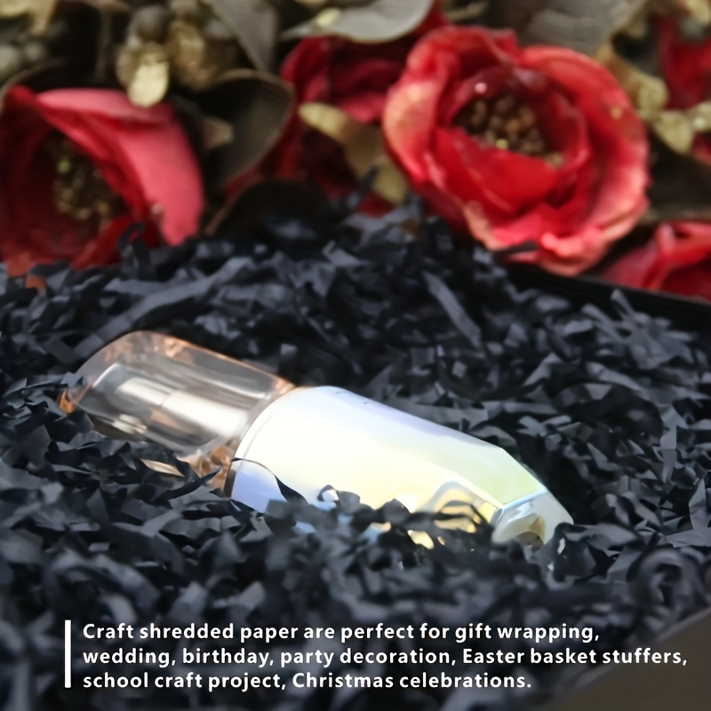 200g Pack Rainbow Paper Shredded Filler - Recycled Decorative Nylon Yarn for Gift Baskets, Box Stuffing, Crafts & Party Supplies, Mixed Colors, Durable & Versatile, Craft Supplies, Vibrant Colors, Craft Enthusiasts