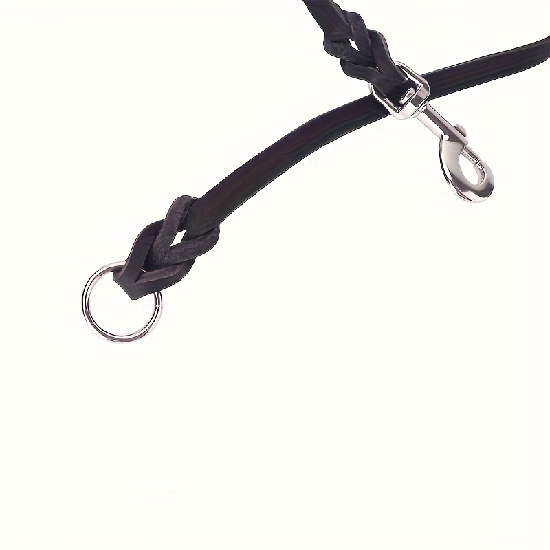 Leather Dog Leash, Long Cowhide Leash for Hands-Free Use