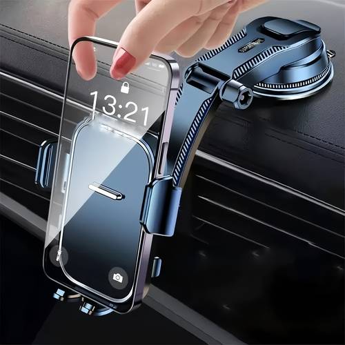 car phone holder abs material suitable for 4 7 7 2 inch devices waterproof foldable and rotatable