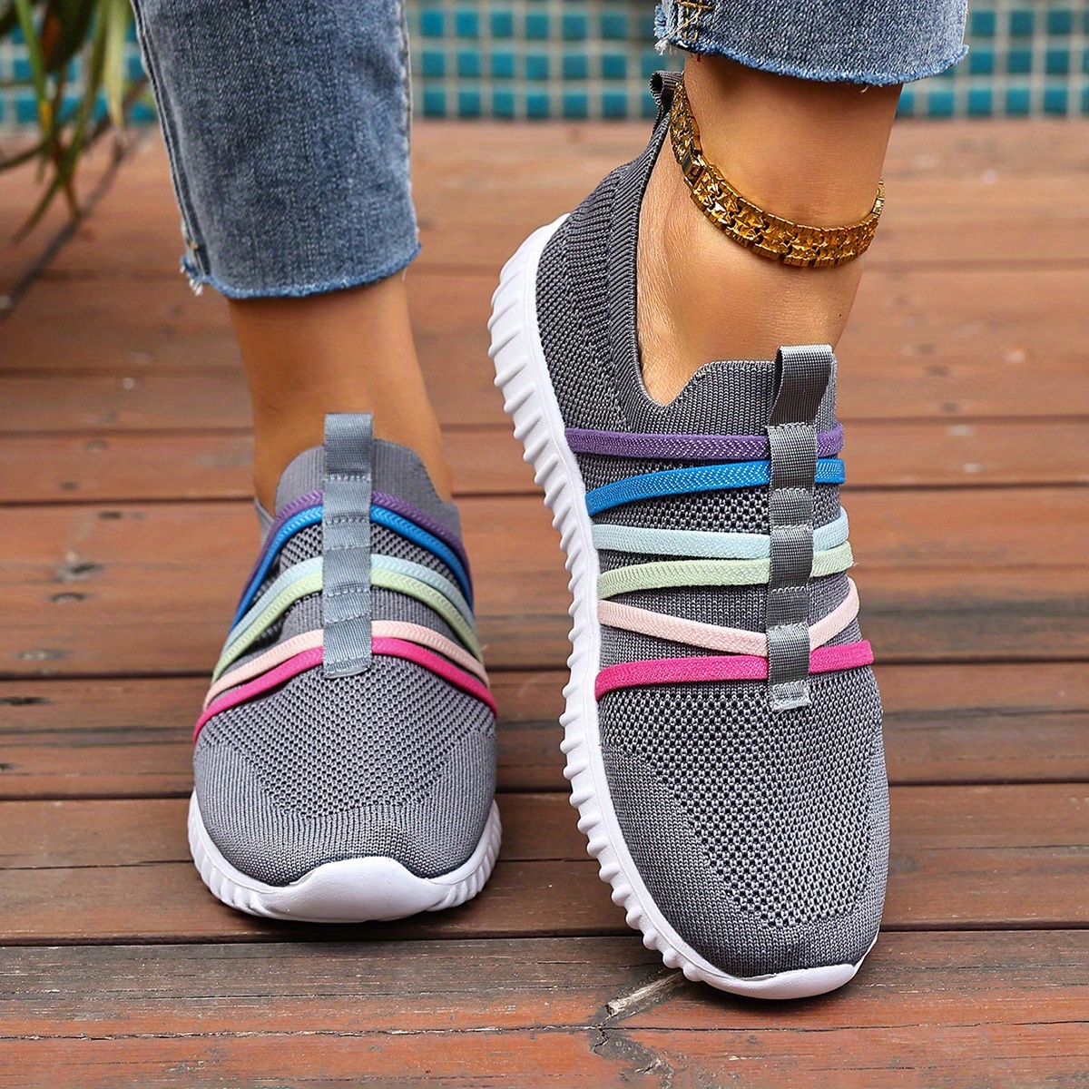 TEMU Women's Athletic Shoes And Camping Footwear