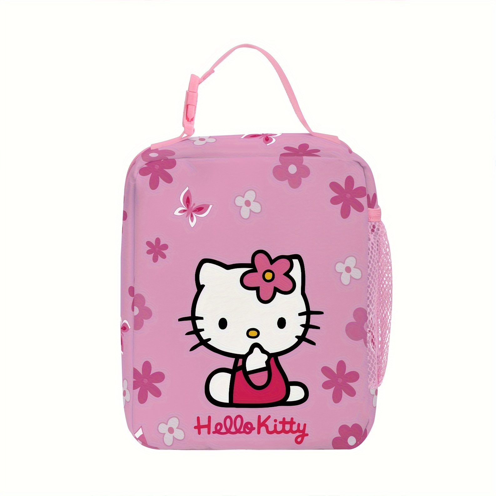 

1 Pc Authorized Sanrio Cute Kitty Portable Lunch Bag, Kawaii Lunch Bag, Tote Insulated Cooler Bag For Office Work