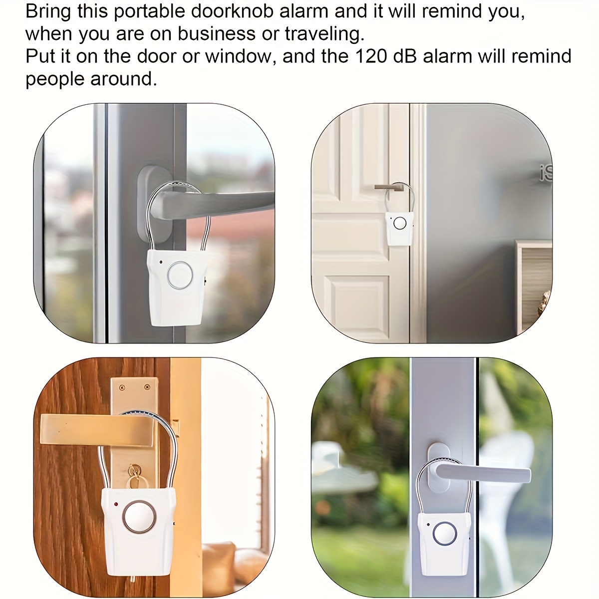 alarm a very loud siren that     up to 680 feet away hangs from a backpack or bicycle handlebar and   to   the alarm   business travel Product details 6