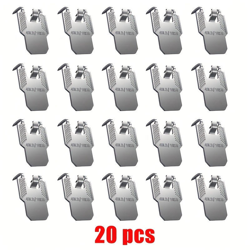 TEMU 20pcs Gypsum Board Wall Specific Claw Style Hanging Hook, , Durable, Artistic Painting Mirror Photo, Poster Hanging Hardware Tool Set, Room