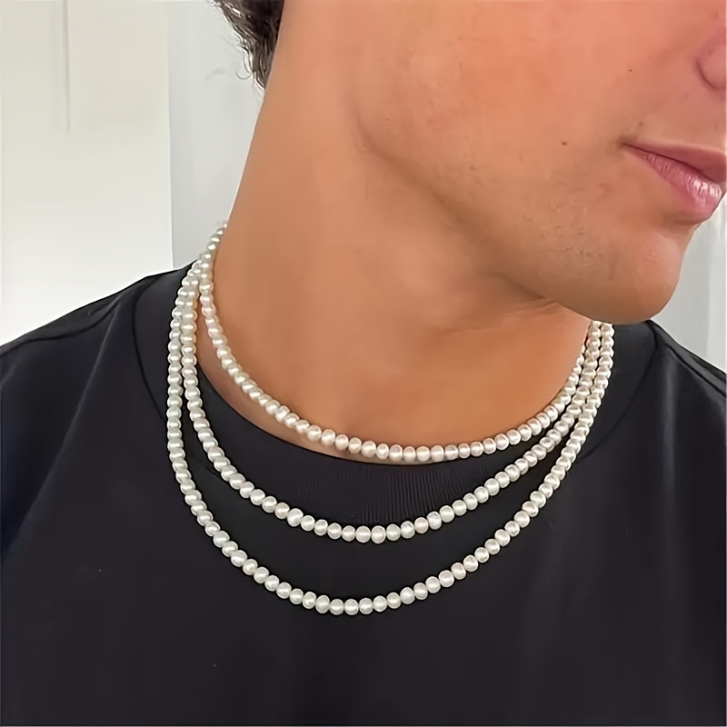 

1 collier de style hip-hop pour clavicule, adapté à un pour hommes et femmes.