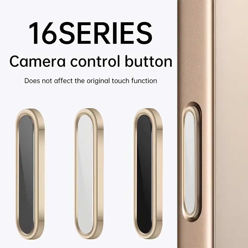 

16 Series Camera Control Button Protector, 4x Magnification, Tempered Glass Skirt, Aluminum Alloy, /click/slide Function, Universal Fit, No Battery, No Electronic Components