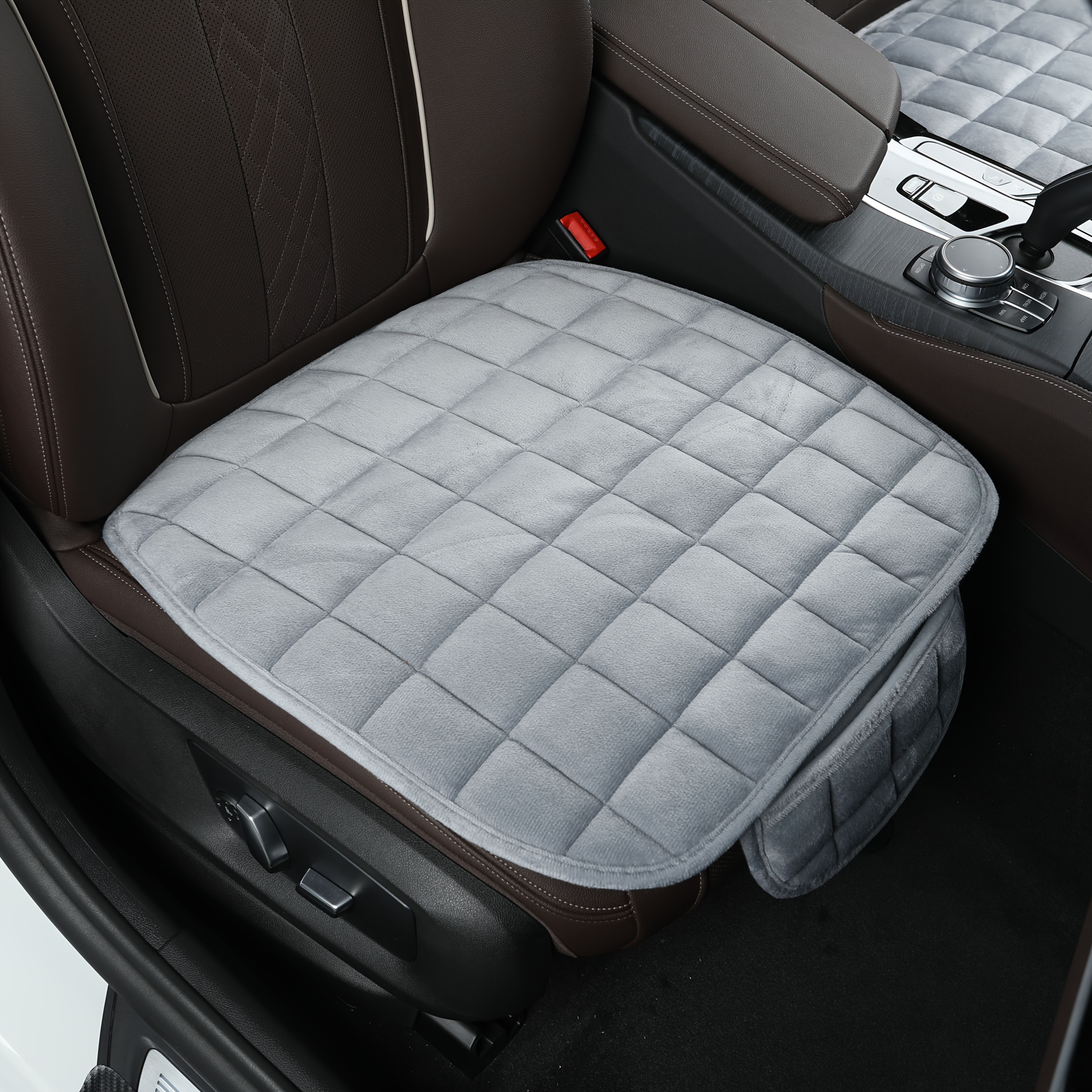 TEMU Soft & Breathable Car Seat Cushion - Lightweight, With Fiber & ,