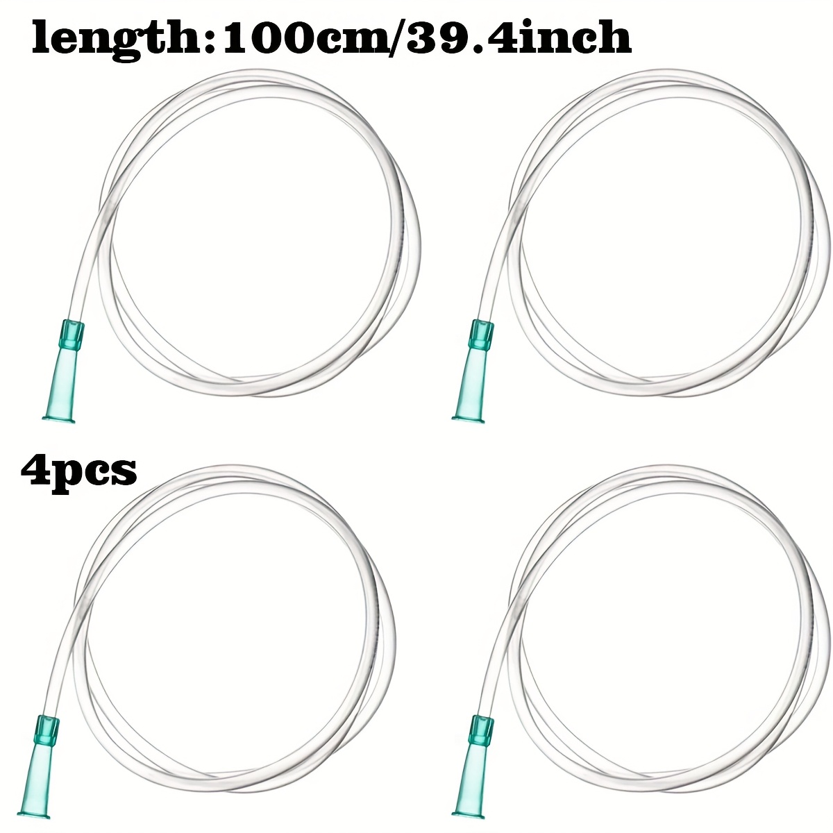 4-pack Funnel Hose - For Liquid Measurement, Watering, , Filtering, Pet Feeding, Medical Students, Oil Or Glue Application Extension Tool