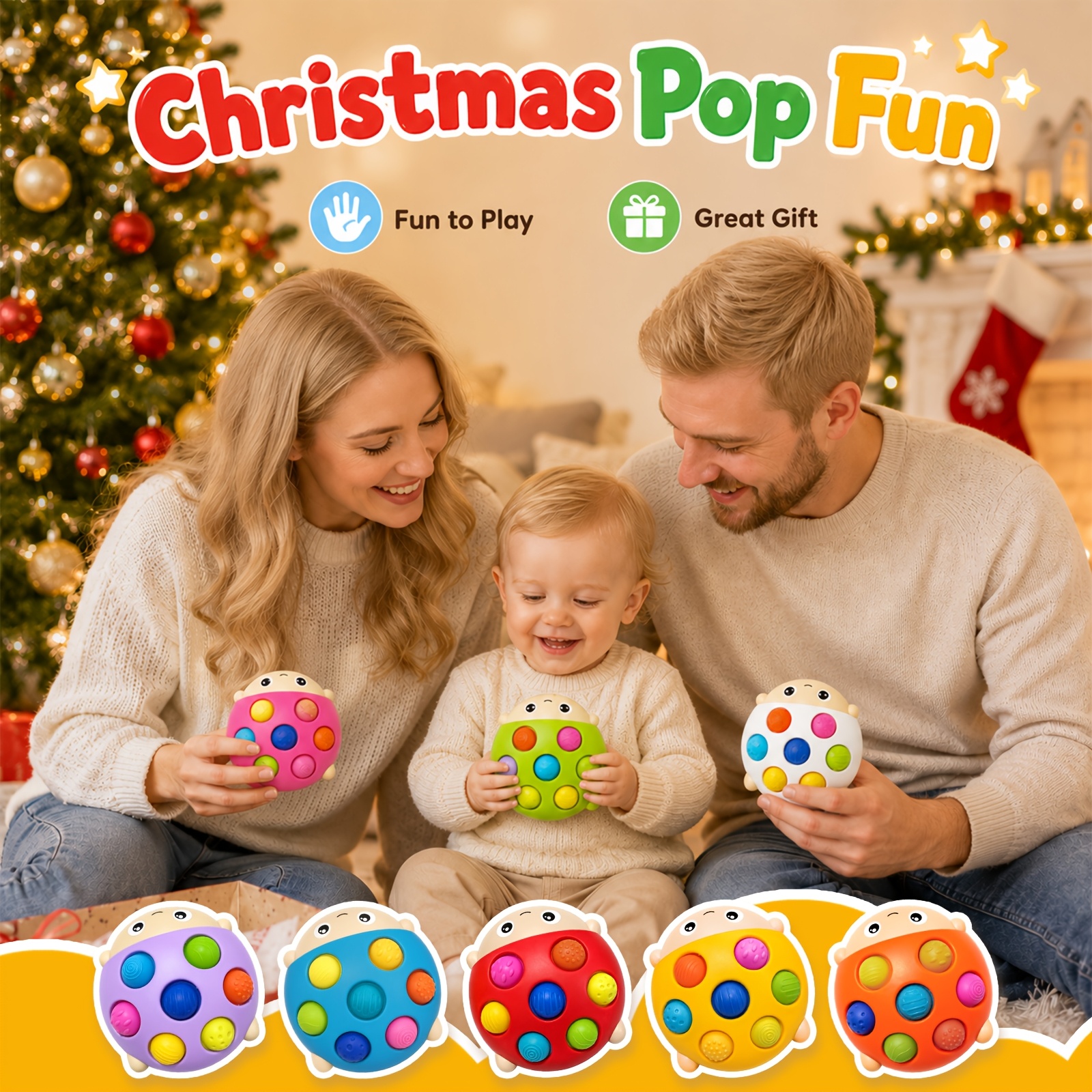 Children's Color Classification Sensory Pressing Toys
