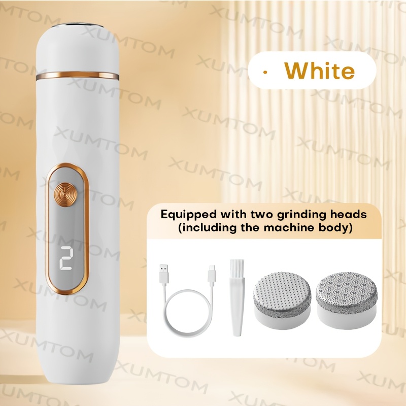 TEMU Electric Foot File, Automatic Remover, Portable Electric Foot Care One-button Control, Electric Pedicure Tool, Suitable For Treating Hard Skin