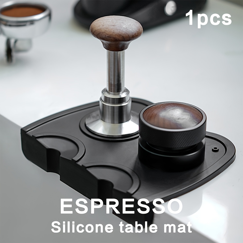 

1pc Coffee For Espresso Coffee Silicone Material Coffee Non-slip Mat Washable Suitable For Coffee Shops, Homes, Offices, Bars, Etc