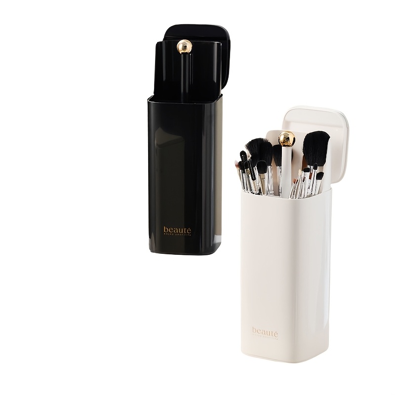 

Organisateur de Maquillage Ajustable - Rangement Cosmétique Multifonctionnel avec Porte-Pinceaux, Aucun