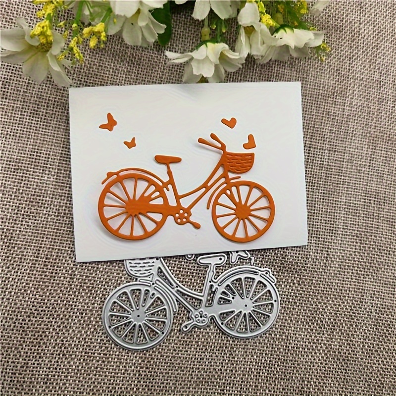 

Bicycle Cutting Template With Embossed Steel For Diy Scrapbook Decoration Cutting