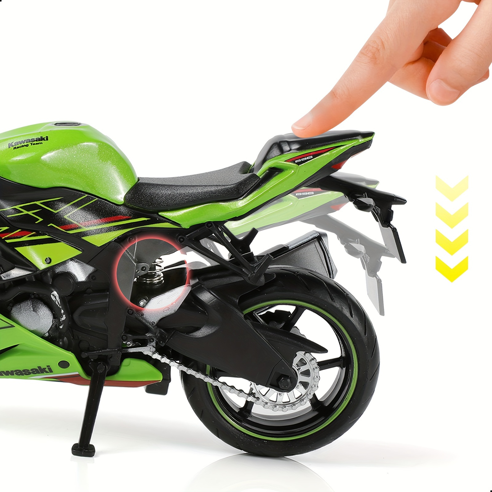 1:12スケールに適合するニンジャZX6R ZX-6R 636スポーツバイク