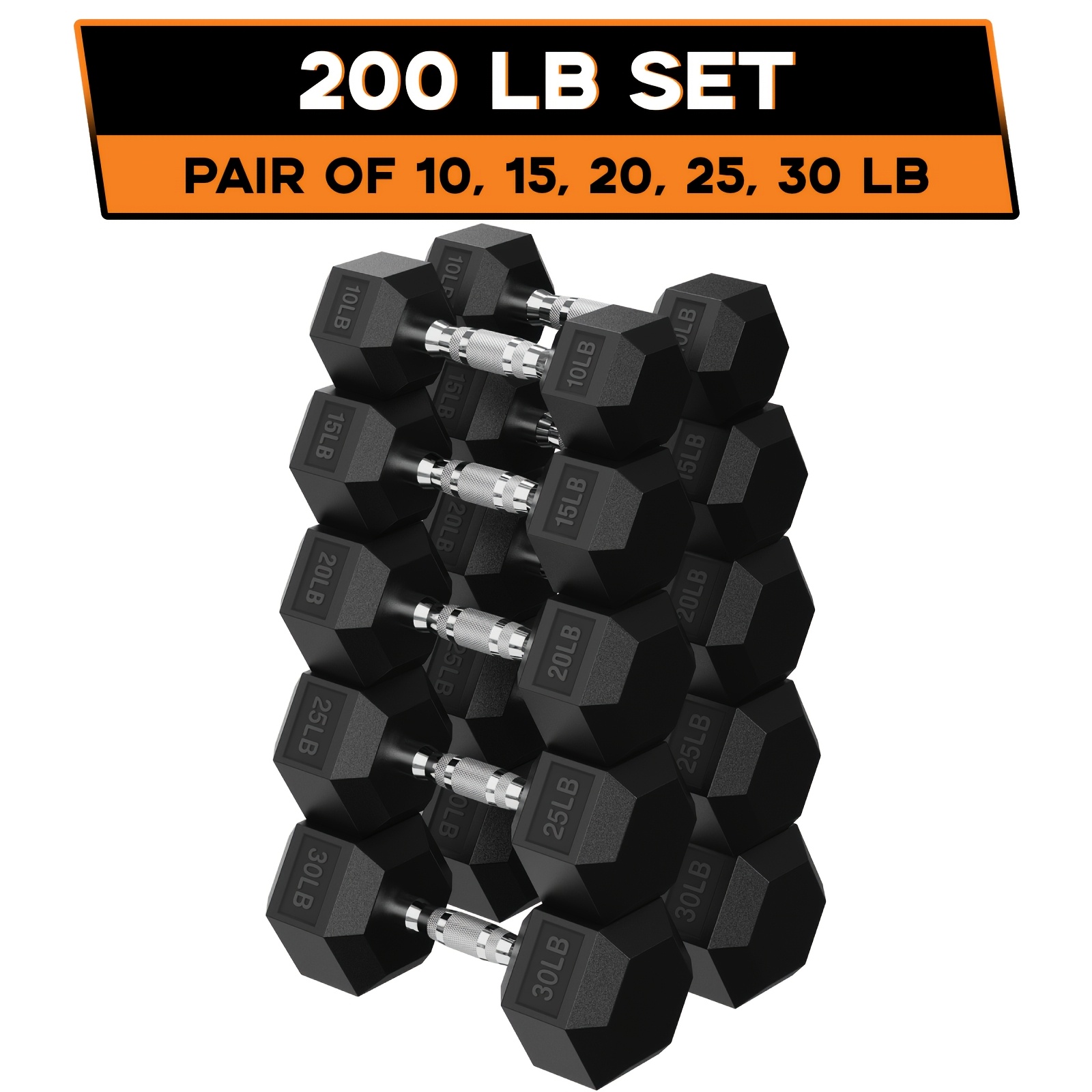  40 550lb heavy duty rubber   hex dumbbell set strength training weights with non   home gym equipment for full body workout strength training muscle building fitness workout sturdy construction exercise weights gym  