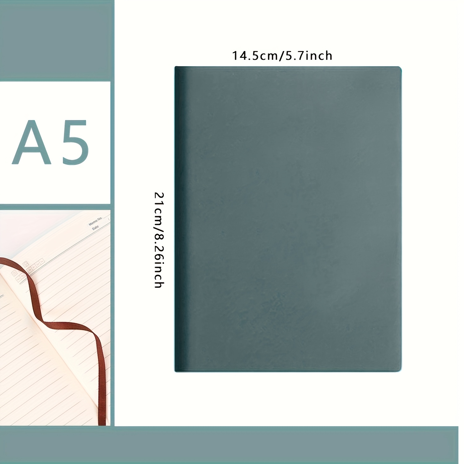 E-shop Notizbuch mit weichem authentischer Schaffell-Textur, vollformatig A6 A5 B5 A4, einfaches Tagebuch mit Universitätsregeln,