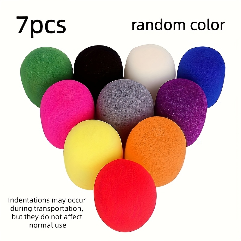 TEMU 7 filtri anti-pop colorati per microfono - Un filtro anti-pop e progettato per microfoni portatili, che migliora la vocale e fornisce protezione