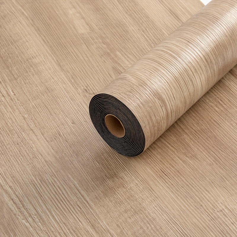 1pc Cycleader Luxury Peel And Stick Vinyl - Waterproof Wood Grain Pvc Flooring Suitable For Renters, Diy-friendly Thick Durable Wood Texture Suitable, Bedroom, Living Room, Peel-and-stick Installation