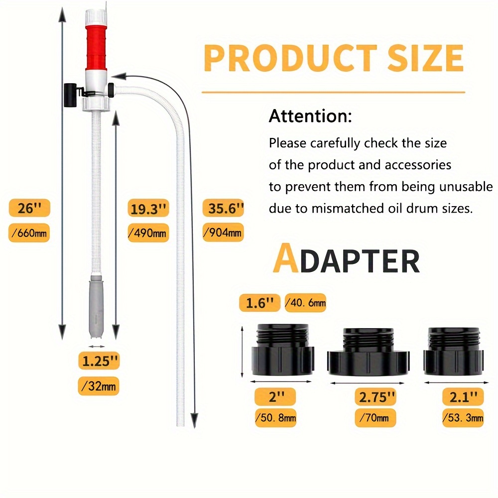 Battery Operated Electric Syphon Pump For Petrol, Oil, Water (2.4 GPM / 1 Meter Hose)