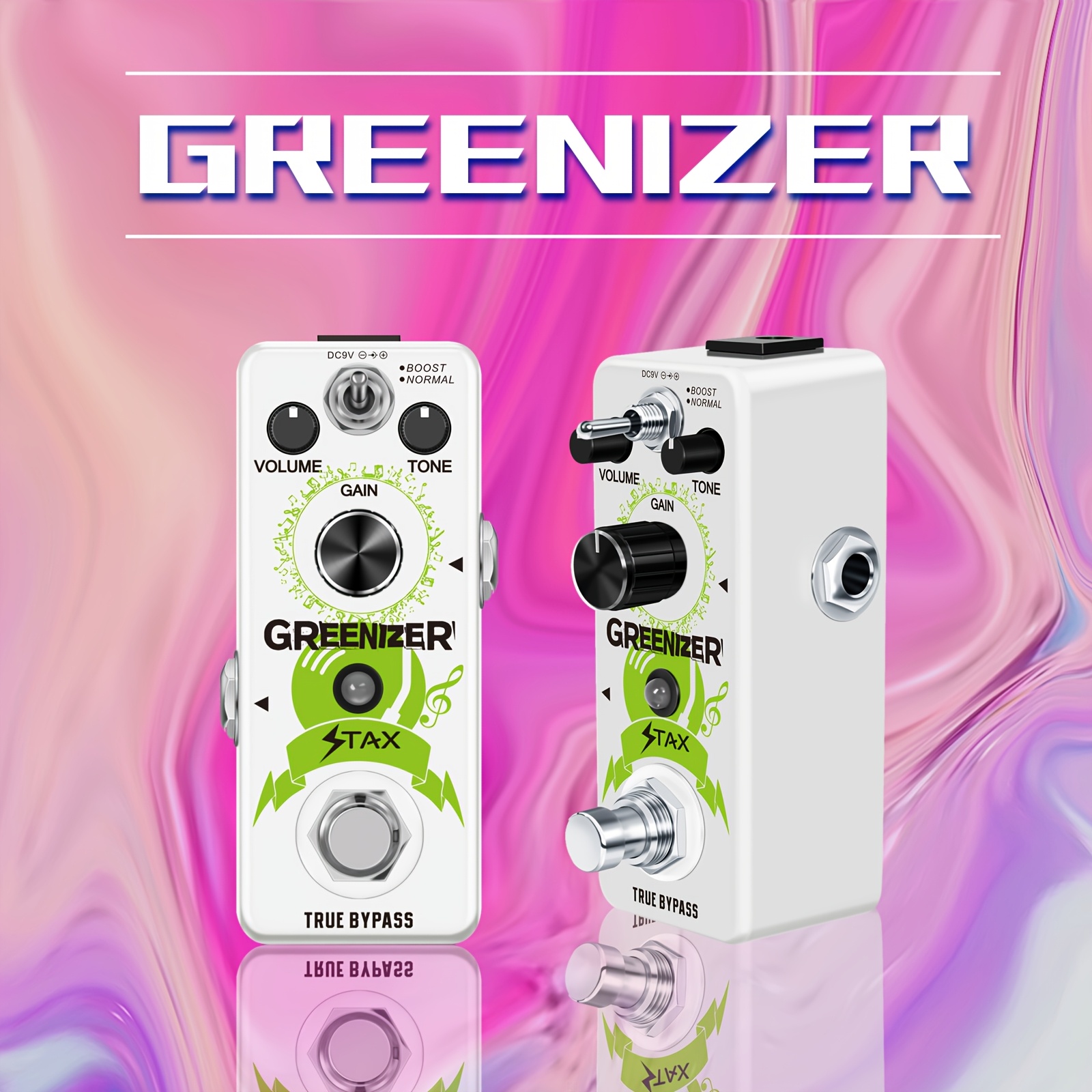 

Pedal - Vintage 70' Guitar Effects | True Bypass, With 3-knob Control | High-quality Alloy, White | Recreates Tone