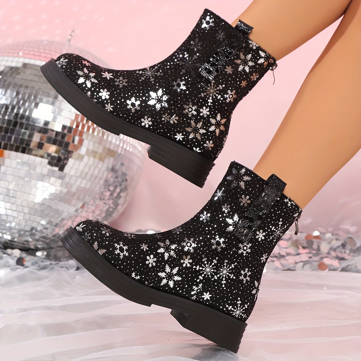 

's Ankle Boots Rhinestone - Comfortable , , Toe -