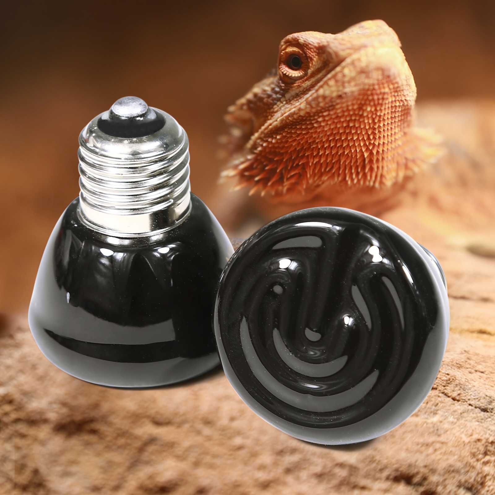 Turtle Tank Accessories s Pack 50W,Basking Light Heat Lamp