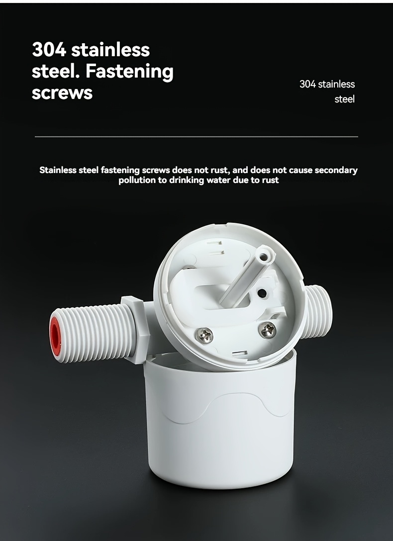 Automatic water level control float ball valve, automatically close the micro float ball valve, no power automatic water level controller, suitable for water tanks and water towers