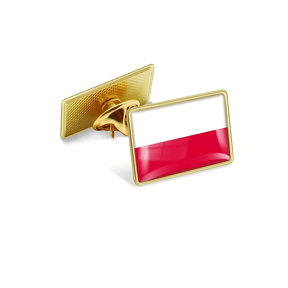 1/10/50 szt. Polskie Odznaki z Flagą, Metalowe, Modna Broszka Polska, Mikro Odznaka Pamiątkowa