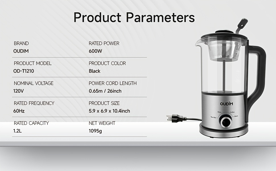 Drip Coffee Maker By Spraying Method, 40.58oz Capacity, 600W Power, BPA-Free, Brewed Tea Pot Coffee Plunger, Glass Stainless Steel Tea And Coffee Brew Kettle, Electric Kettle Tea Pot, Keep Warm, Boil Dry And Safety Protection, Perfect Birthday Gift 30 Drip Coffee Maker By Spraying Method, 40.58oz Capacity, 600W Power, BPA-Free, Brewed Tea Pot Coffee Plunger, Glass Stainless Steel Tea And Coffee Brew Kettle, Electric Kettle Tea Pot, Keep Warm, Boil Dry And Safety Protection, Perfect Birthday Gift
