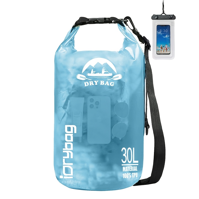 Dry Bag Waterproof for Women Men, 5L/10L/20L/30L/40L Roll Top Lightweight Waterproof Dry Bag for Women Men/10L/20L/30L/40L Roll Top  main image 3