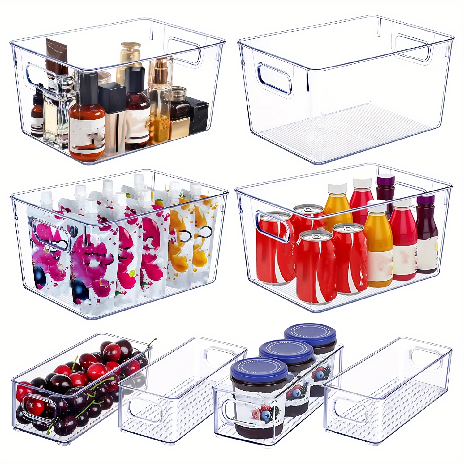 Food Storage Organization Sets Snack Containers Dividers - Temu