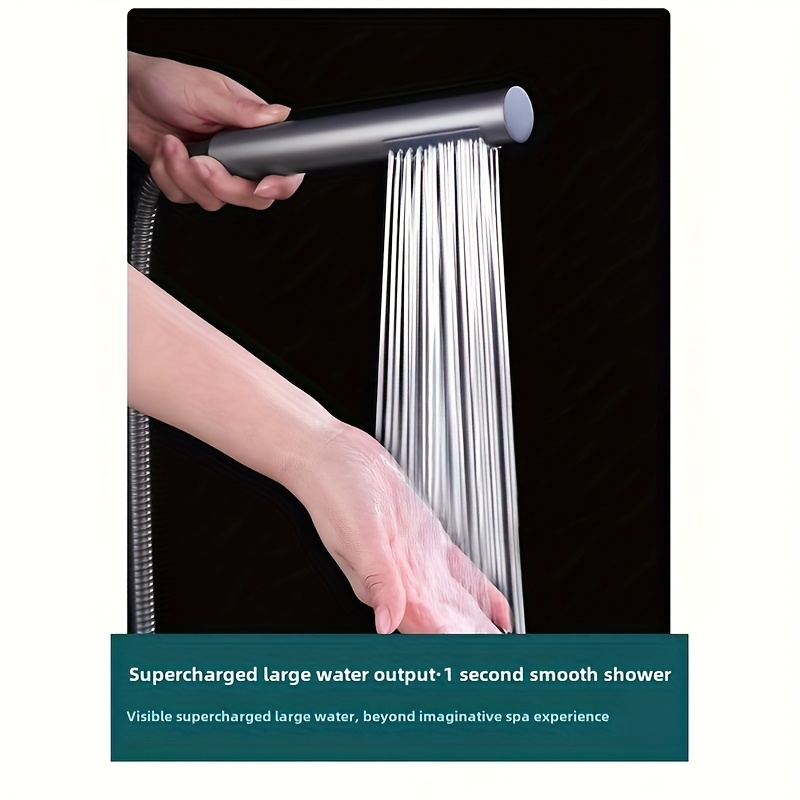 High-Pressure Handheld Shower Head Set for Enhanced Bathing