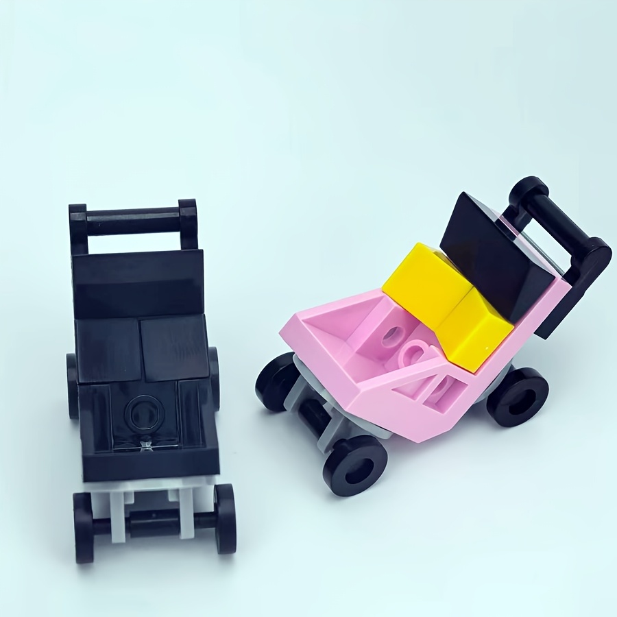 Kids Bunk Bed with Cradle Stroller Building Set