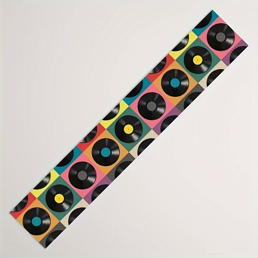 

Vintage Polyester Table Runner - Perfect For Home, Kitchen, And Outdoor Garden Parties Vinyl Tablecloth Table Runner Decor