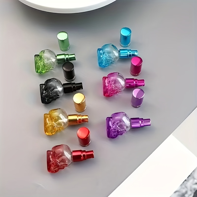 1pc - Random Color Spray Glass Perfume Bottle
