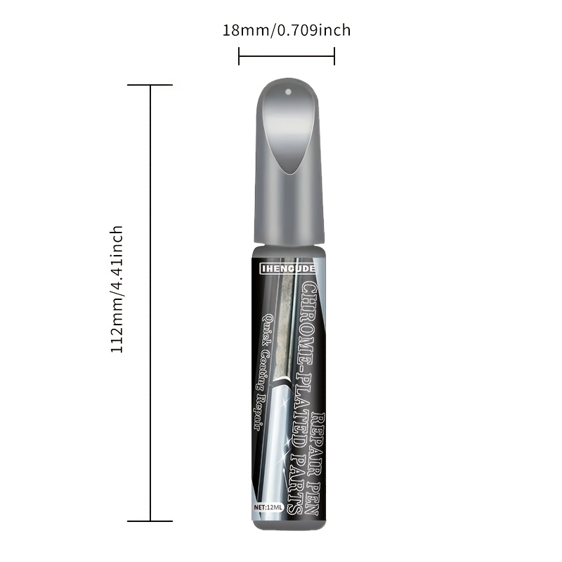 Chrome Repair Pen - Surface Scratch Repair, Suitable For Automotive Chrome Parts, Wheel Hubs, Signs, Door Handles, And Other Metal Parts, Restored, Brand New