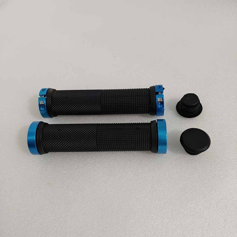 TEMU 1 par de manillares para bicicleta de carretera, manillares antideslizantes, manillares para mountain bike, manillares con bloqueo, manillares