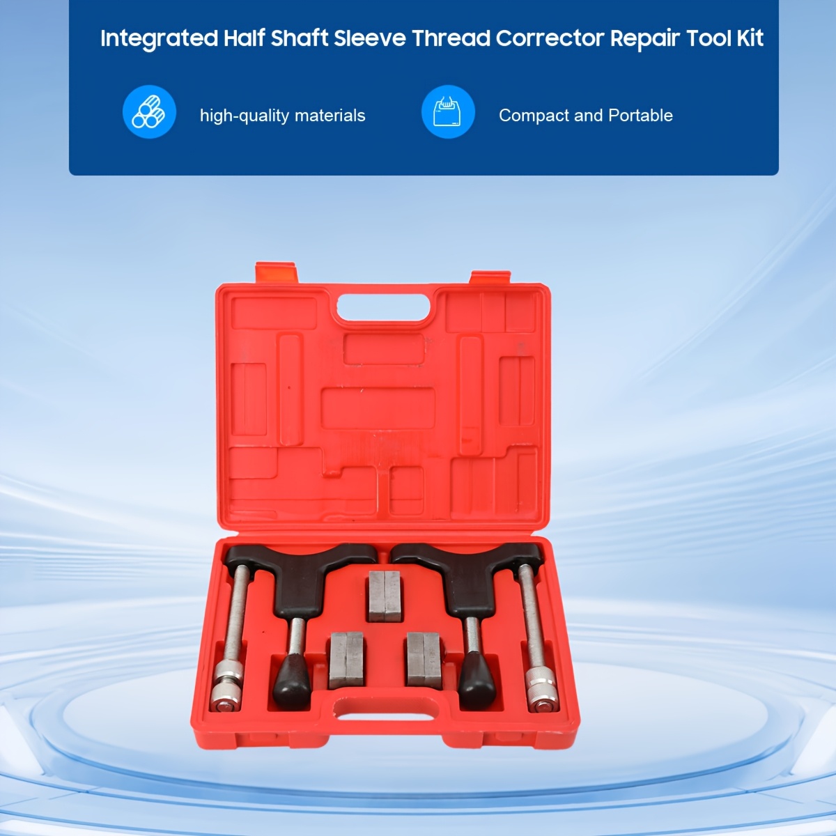 Integrated Half Shaft Sleeve Thread Corrector Repair Tool Kit