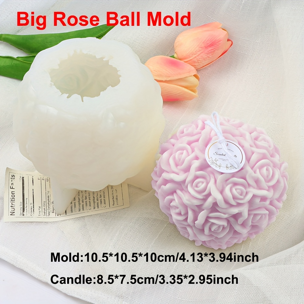 Moule Silicone 15 En 1 – Bougies 3D, Chocolat, Fondant, Savon – Grand Format 29,5 × 17 Cm