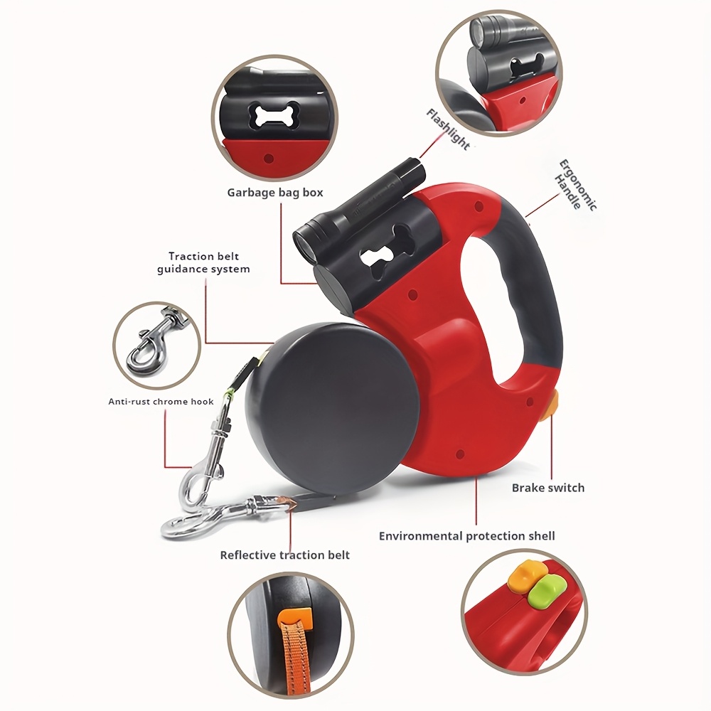2-in-1 Retractable Dog Leash Image 6