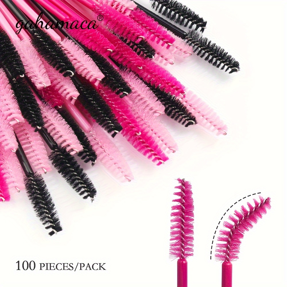 

100-pack Crystal Mascara Wands, Disposable Eyelash And Eyebrow Brushes With -free, Oil-free Formulation – Ideal For Makeup Application And Beauty Tools, No Power Or Battery Needed