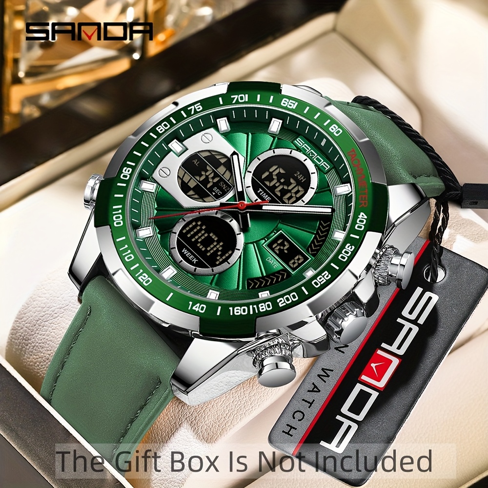 Orologio Inverso CXML&DASHE Con Quadrante In Senso Antiorario - Uomo 40mm, Donna 30mm, Cassa Acciaio, Cinturino In Pelle