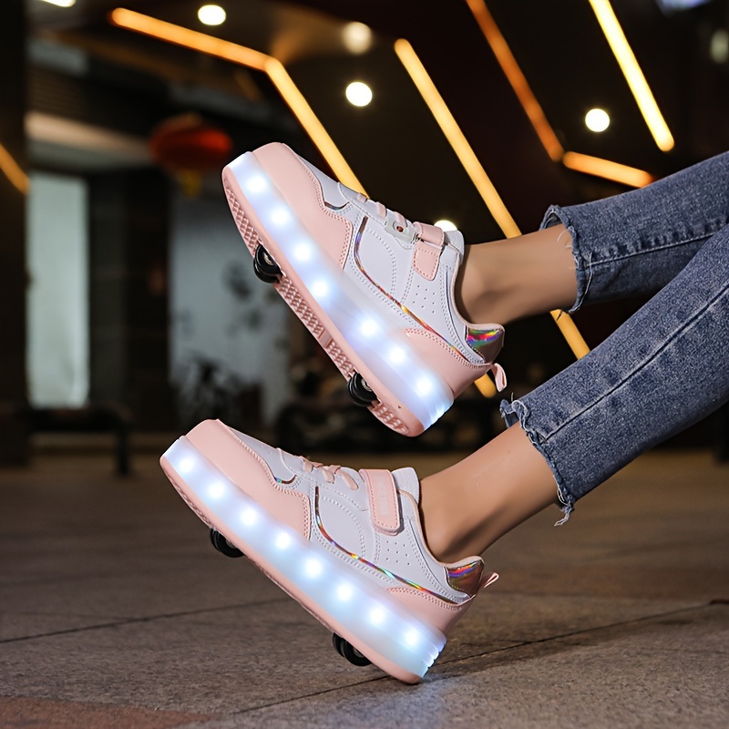 Zapato Deportivo Tenis Con Luz Zapatos De Luz LED De Marca Chica