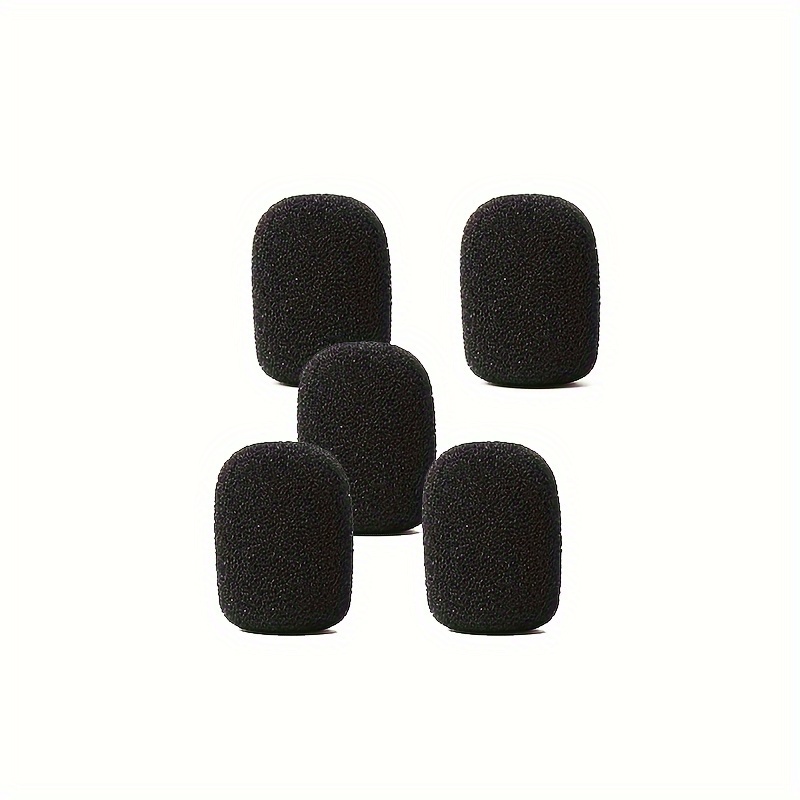 Microphone Windscreen Pop Filter Sponge Cover, Universal For Headset Microphones And Headphones, Megaphone Windproof Cover
