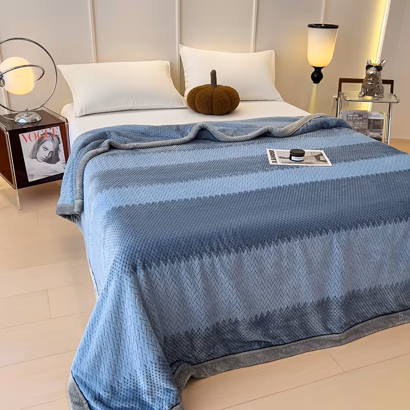 1 soft light beige friendly milk velvet blanket luxury bedspread sofa cover beige gray cloud pattern machine washable beige gray neutral tones for bedroom milk velvet fabric Product details 2