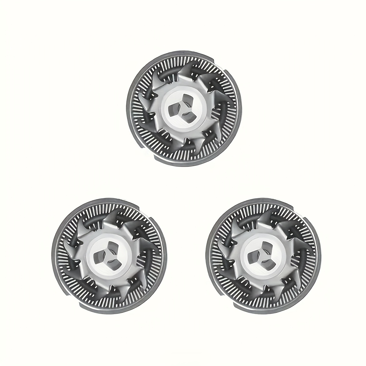 3pcs Replacement Shaver Heads For Electric Razors Compatible Withphilips Flyco And All Detachable Foil Models Ideal For Mens Rotaryshavers Electric Razor Accessories Foil And Cutter Replacement Set