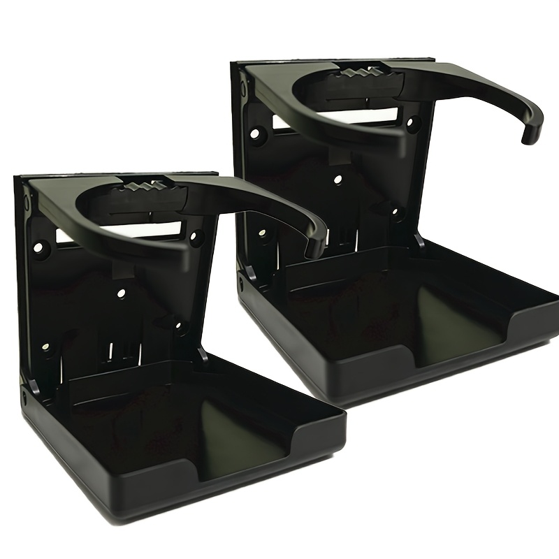 2 adjustable folding beverage cup holders suitable for most mug and water bottle sizes wall mounted cup holders car water bottle holders suitable for trucks rvs   boats campers travel trailers 60 100mm